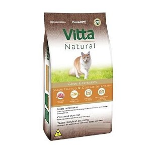 Vitta Natural Gatos Castrados Frango 10,1 Kg