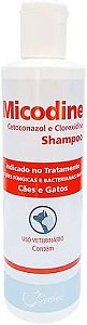 Micodine Shampoo Cetoconazol e Clorexidine para Cães e Gatos 225ml