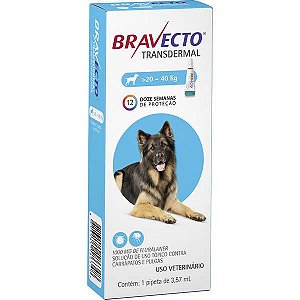 Bravecto Transdermal Cães de 20 a 40kg