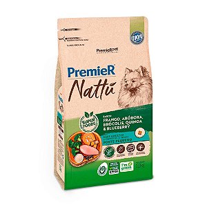 Premier Nattu Cães Adultos Raças Pequenas Abóbora 1Kg