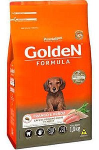 Golden Fórmula Cães Filhotes Minibits Frango 1kg