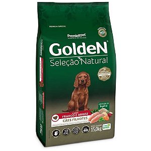 Golden Seleção Natural Cães Filhotes 3 Kg