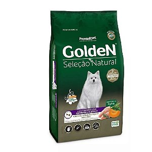 Golden Seleção Natural Cães Adultos Minibits Frango e Abóbora 3Kg