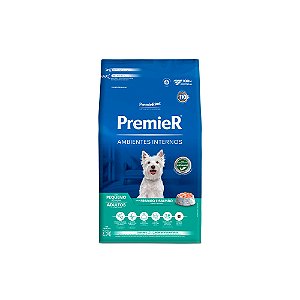 Premier Ambientes Internos Cães Adultos Raças Pequenas 1kg