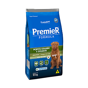 Premier Fórmula Cães Adultos Raças Grandes Cordeiro 15 Kg