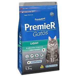 Premier Gato Adulto Light Salmão 7,5 Kg