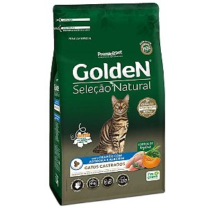 Golden Seleção Natural Gato Castrado Abóbora 10,1 Kg