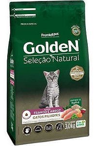 Golden Selecao Natural Gato Filhote - 3Kg