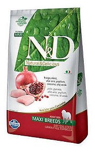 N&D Prime para Cães Adultos Raças Grandes Frango e Romã - 10,1kg