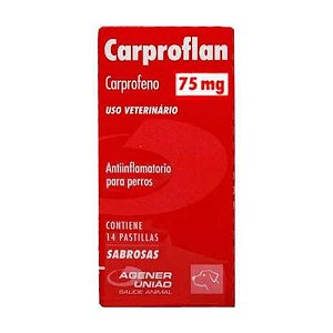 Carproflan 75mg Carprofeno Anti-inflamatório Para Cães