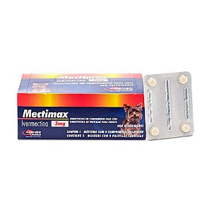 Mectimax 3Mg Blister Com 4 Comprimidos