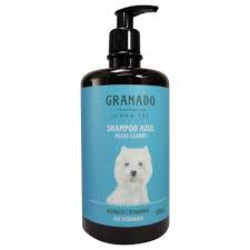 Shampoo Granado Azul Pelos Claros para Cães e Gatos 500 ml