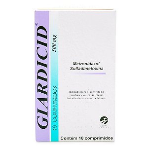 Giardicid 500 10 Comprimidos