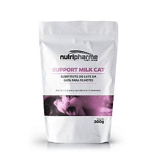 Suplemento Vitamínico Nutripharme Support Milk Cat para Gatos Filhotes 300g