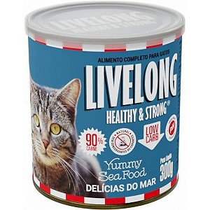 Lata Livelong Gatos Delicias Do Mar Lata 300G