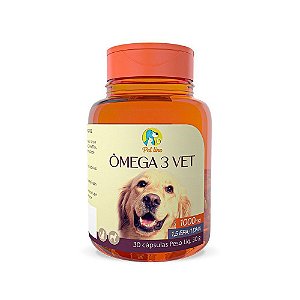 Omega 3 Vet 3 1000mg 30 Cápsulas