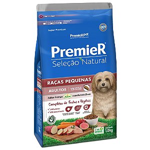 Premier Seleção Natural Cães Adultos Raças Pequenas Batata Doce 2,5Kg