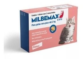 Milbemax FC para Gatos até 2 Kg 2 Comprimidos