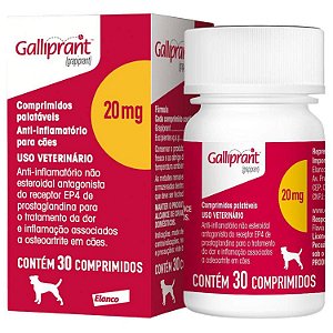 Anti-inflamatório para Cães Galliprant 20mg - 30 Comprimidos
