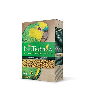 Nutrópica Papagaio Extrusada Natural 1,2kg