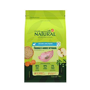 Guabi Natural Cães Filhotes Raças Pequenas e Mini Frango 1kg