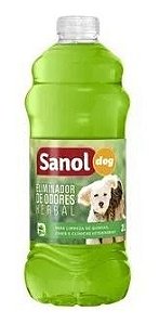 Eliminador De Odores Sanol Dog Herbal 2 Lt