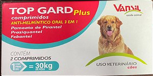 Top Gard Plus 30kg 2 Comprimidos