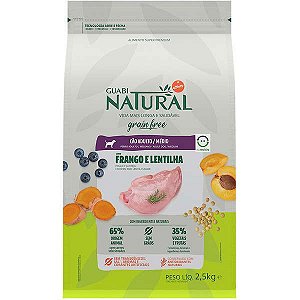 Guabi Natural Grain Free Cães Adultos Raças Médias 12KG