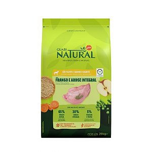 Guabi Natural Cães Filhotes Raças Grandes Frango 20kg