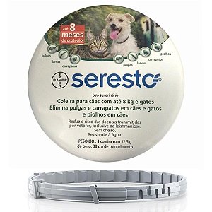 Coleira Seresto Até 8Kg