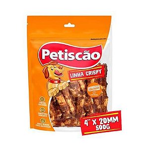 Petisco Crispy 4x20mm -  3 Unidades - Petiscão