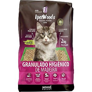 Granulado de Madeira Ipet Woods 10kg