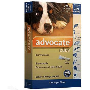 Advocate Cães de 25 a 40Kg