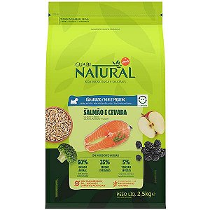 Guabi Natural Cães Adultos Raças Pequenas e Mini Salmão 1kg