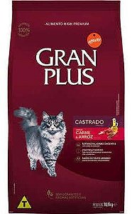 Gran Plus Menu Gato Castrado Carne 3kg