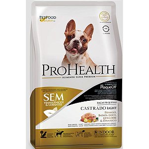 Pro Health Cães Raças Pequenas Castrado Light 1kg
