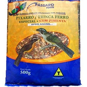 Pixarro/Trinca Ferro com Pimenta Pássaro Forte 500g