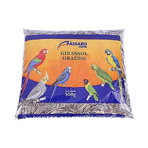 Girassol Graúdo Pássaro Forte 500Gr