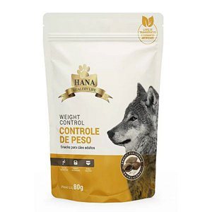 Petisco Para Cães Controle de Peso Hana Nuggets 80G