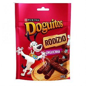 Petisco Para Cães Doguitos Linguicinha 45g