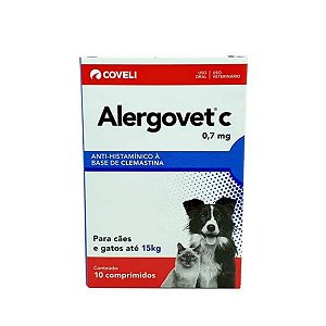 Alergovet C 0,7Mg 10 Comprimidos
