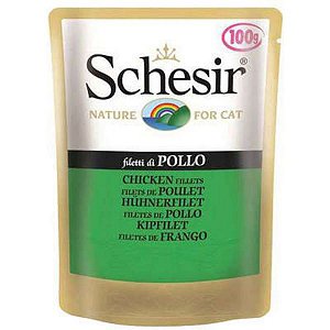 Sachê Schesir Nature Cat File De Frango 100g