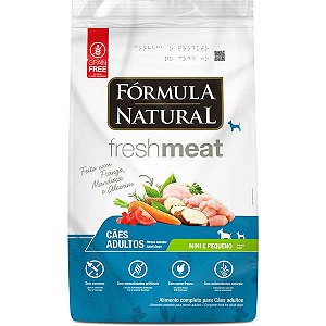 Fórmula Natural Fresh Meat Cães Adultos Raças Pequenas e Mini 7kg