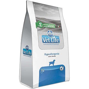 Vet Life para Cães  Hypoallergenic - 10,1kg