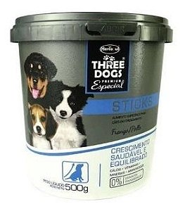 Three Dogs Sticks Crescimento - 500g