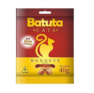 Batuta Cats Nuggets Carne 40gr - Anti Bola de Pelo