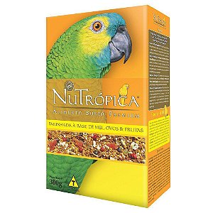 Nutrópica Papagaio Farinhada Mel, Ovos e Frutas 300G