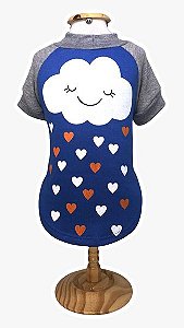 Blusa Chuva de Amor - Azul