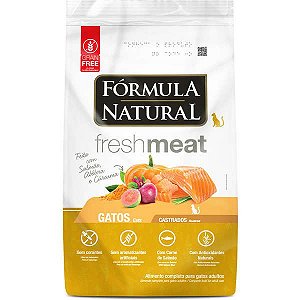 Fórmula Natural Fresh Meat Gato Castrado Salmão 1kg