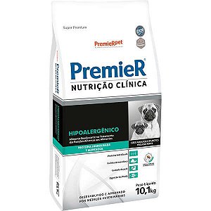 Premier Nutrição Clinica Cães Raças Pequenas Hipoalergênico Proteína Hidrolisada 10,1Kg